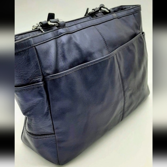 Coach Leather Lg EW Tote, NWT - Picture 4 of 5